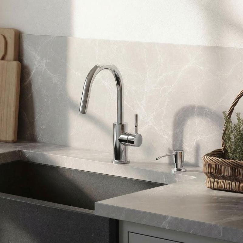 Quadri Manchester Built-in Soap Dispenser Chrome - Refillable from Above 1208967654