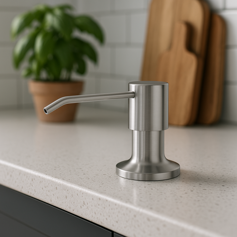 Quadri Manchester Inbyggd Tvåldispenser Rostfritt Stål - Påfyllbar Från Ovan 1208967655