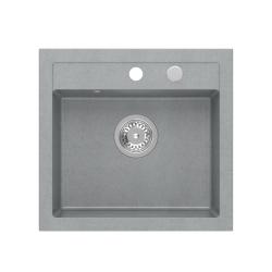 Quadri London Granit Grå Diskho 50x47 cm med Kranhål Montering - 1208967727