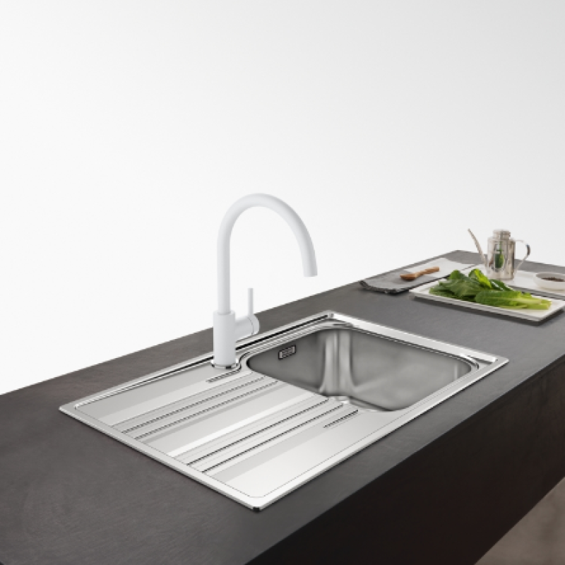 Franke Lina XL Köksblandare Polar White Vit med Svängbar Utlopp 115.0626.024