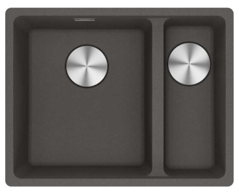 Franke Maris MRG 160-34-15 Fragranite Slate Grey Diskbänk Grå, mörk Vänster skål Underskåp 125.0714.608
