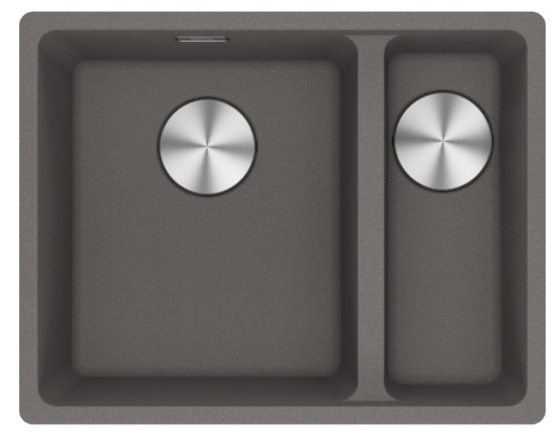 Franke Maris MRG 260-34-15 Fragranite Slate Grey Diskbänk Vänster Bänk Grå mörk Infälld 135.0714.635