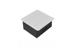 AVARO Infälld Möbeluttag, 1x Schuko-uttag, USB A+C, 1,5m Kabel, Vit
