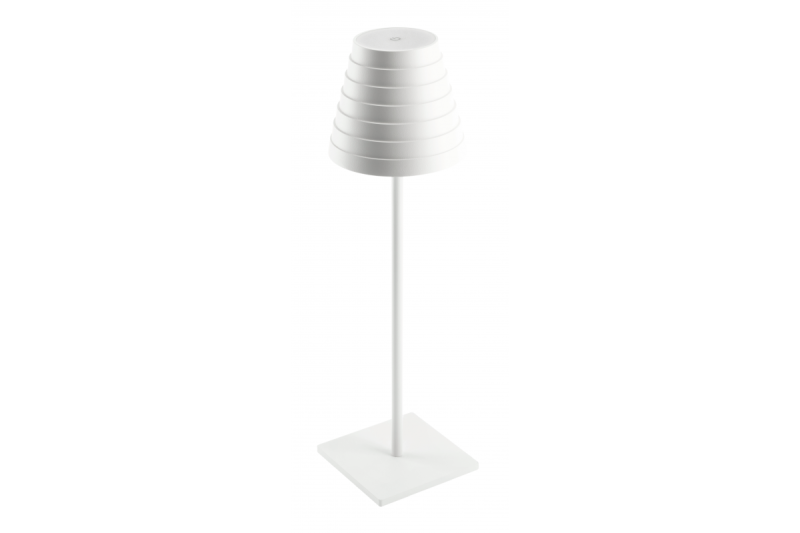 FIZZI Led-bordslampa, 2,5W, 200lm, DC 5V, 1A, 4000 K, batteri 4000 mAh, vit