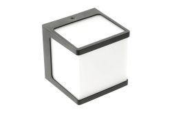 NARIN LED-lampa 10W, 1000lm, IP54, AC220-240V, 50/60Hz,4000K, svart