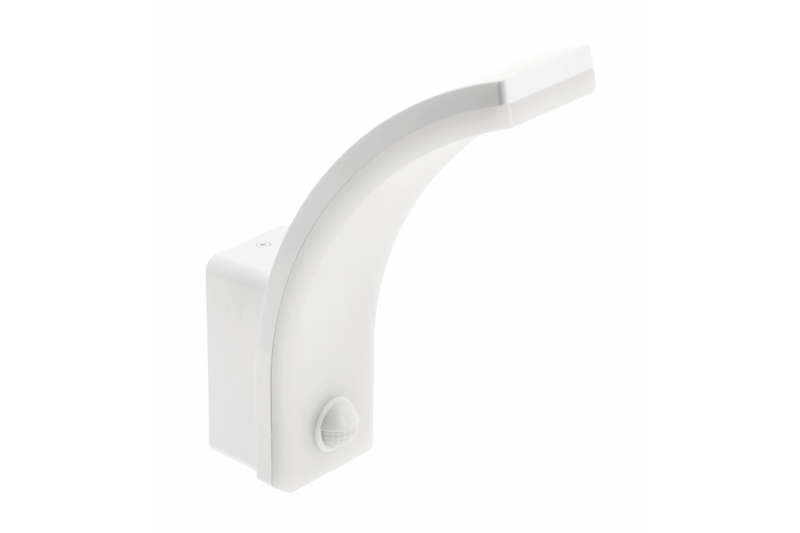 NICE LED-armatur med rörelsesensor, 20W, 1900lm, 4000K, AC220-240V, IP65, DIM, vit