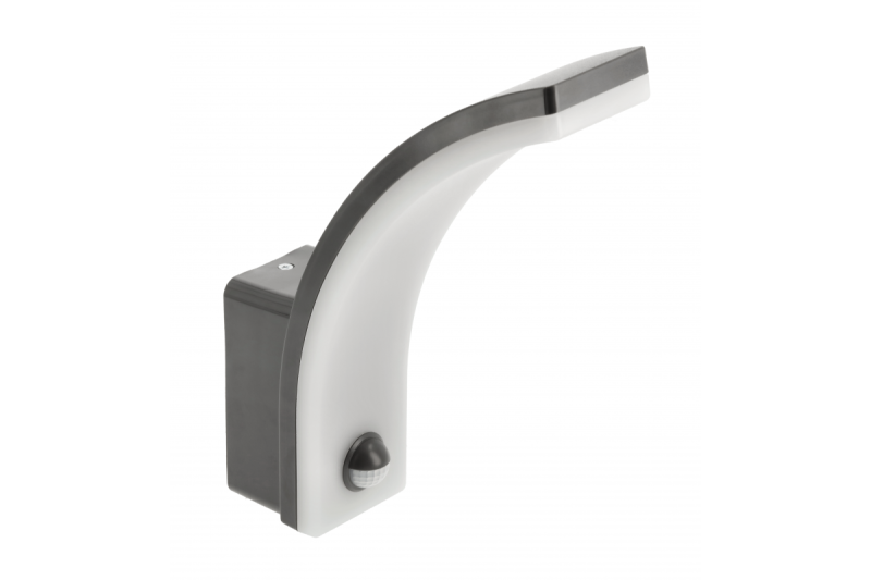 NICEA LED-armatur med rörelsesensor, 20W, 1900lm, 4000K, AC220-240V, IP65, DIM, grafit