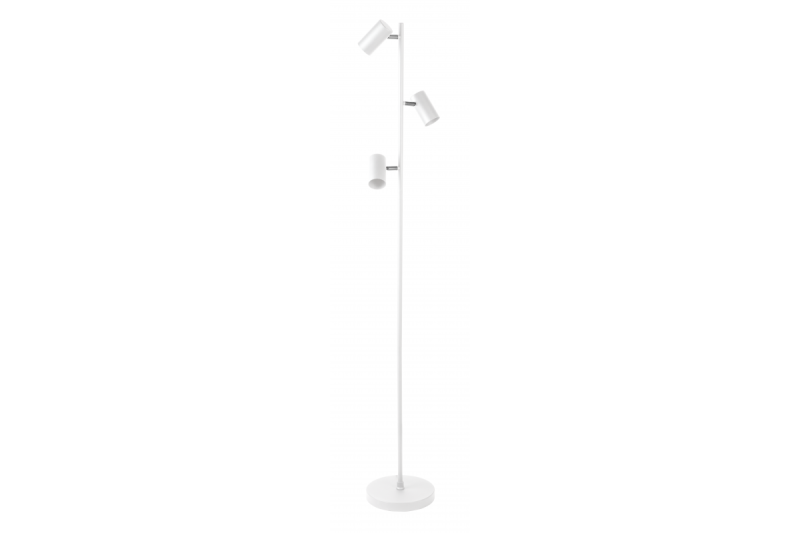 Golvlampa VENETO, IP20, max. 20W, 3 x GU10, vit