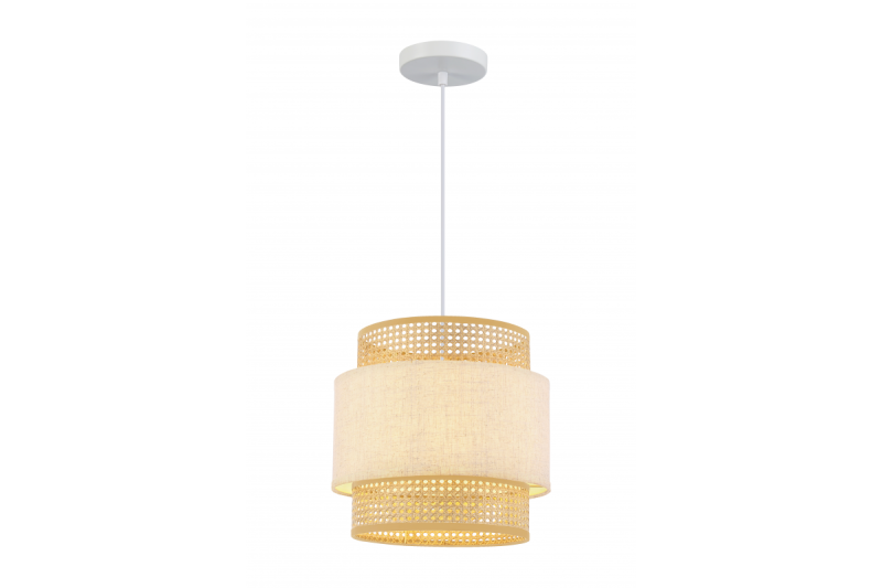 Taklampa ABRA, 6168, AC220-240V, 50/60Hz, 1*E27, max.40W, IP20, medel. 40 cm, kräm