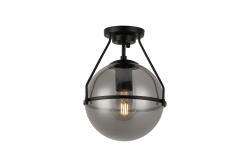 Taklampa DROP, 7165, AC220-240V, 50/60Hz, 1*E27, max.25W, dia.21 cm, svart
