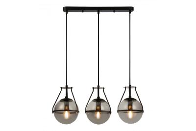 Taklampa DROP 3, 7134, AC220-240V, 50/60Hz, 3*E27, max.25W, längd 68 cm, svart
