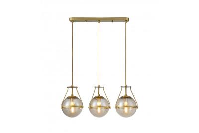 Taklampa DROP 3, 6335, AC220-240V, 50/60Hz, 3*E27, max.25W, längd 68 cm, guld