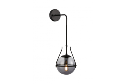 Vägglampa DROP 4, 7325, AC220-240V, 50/60Hz, 1*E27, max.40W, svart