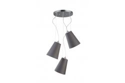 Taklampa KASEL 3, 6229, AC220-240V, 50/60Hz, 3*E27, max.40W, genomsnittlig 46 cm, grå