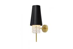 Vägglampa NESTO 2, 5970, AC220-240V, 50/60Hz, 1*E27, max.40W, svart/guld