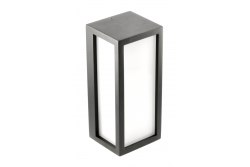 VASTI fasadbelysning, E27, MAX. 12W, IP54, AC220-240V, 50/60Hz, svart