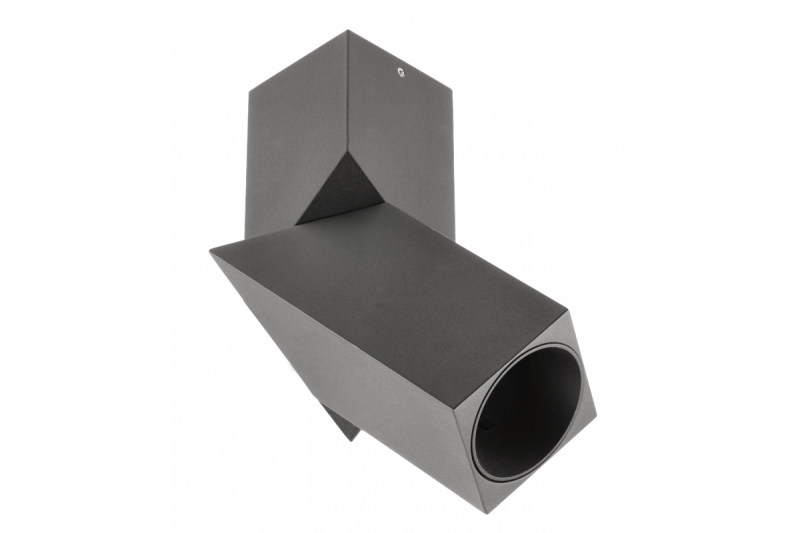 VIRGO taklampa, max. 250V, 50/60Hz, 57x57x152mm, IP20, max. 20W, Kvadratisk, Svart