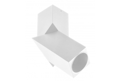 VIRGO taklampa, max. 250V, 50/60Hz, 57x57x152mm, IP20, max. 20W, Kvadrat, Vit