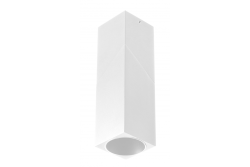 VIRGO taklampa, max. 250V, 50/60Hz, 57x57x152mm, IP20, max. 20W, Kvadrat, Vit