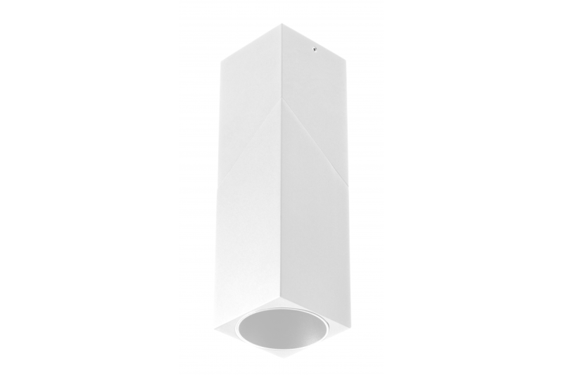 VIRGO taklampa, max. 250V, 50/60Hz, 57x57x152mm, IP20, max. 20W, Kvadrat, Vit