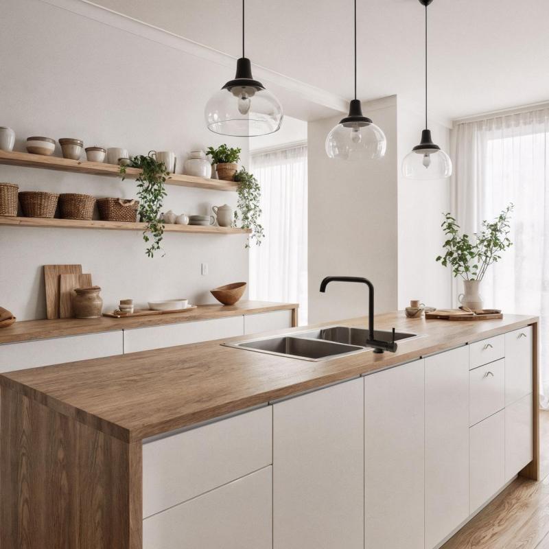 Graniteland Serenity Köksblandare Svart med Fällbar Pip 1208969533