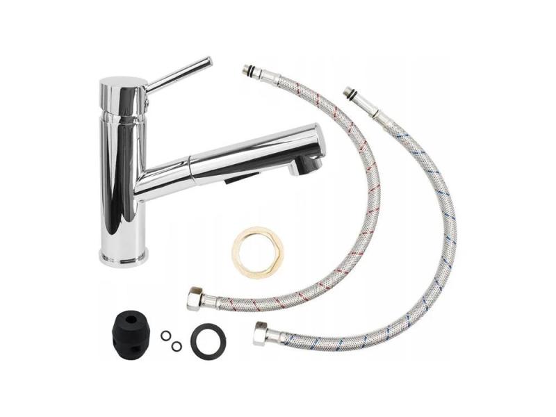 Graniteland Ceres Köksblandare Krom med Utdragbar Pip och Dubbel-Funktion Handdusch 1208969535