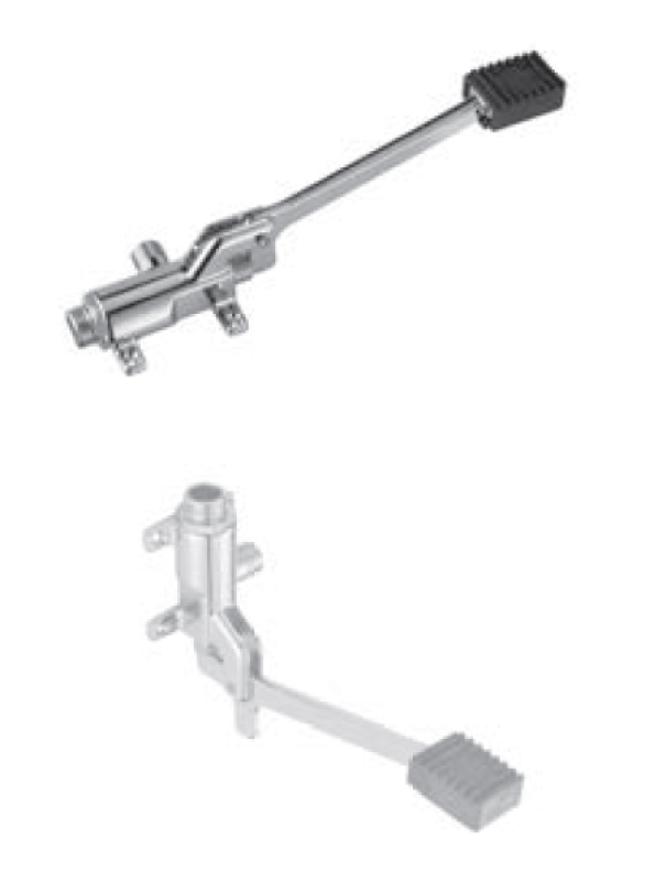 PB Pedal Line Fotpedal krom för Golv- eller Väggmontering 1208969729