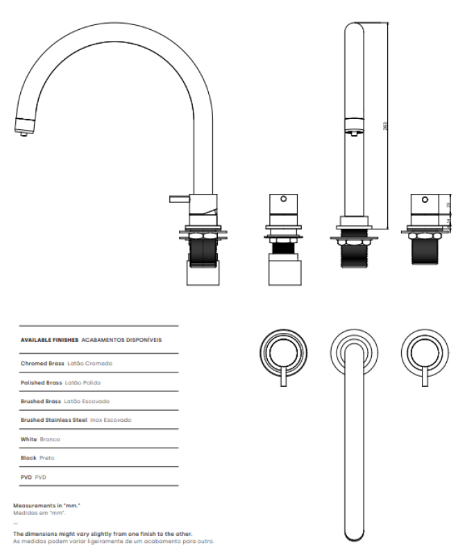 Waterevolution Flow 3-håls köksblandare med svängbar pip och anslutning för filtrerat vatten koppar T152UCPE