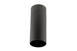 Taklampa VIRGO, max. 250V, 50/60Hz, 57x152mm, IP20, max. 20W, Rund, Svart