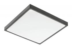 ALTAR LED Taklampa, 295x295mm, 4000K, 24W, 1680lm, AC180-250V, 50/60 Hz, PF>0.5, IP54, svart, 3 års garanti.
