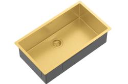 Ausmann Mosel guld stora diskho rostfritt stål - PVD guld 74x40 universell 1208970023