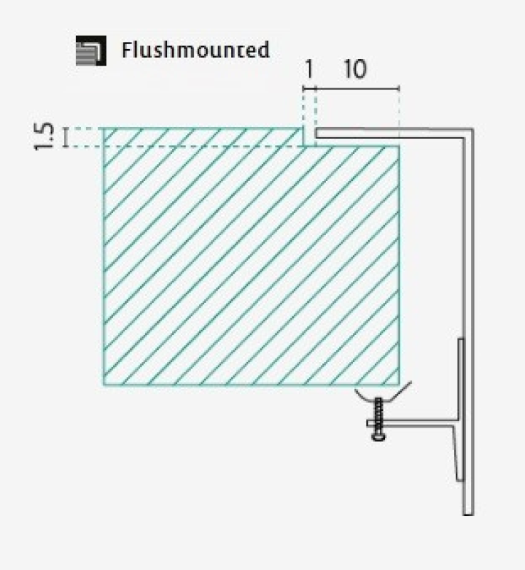 Banka IB1530 Rostfri Diskho 168 x 318 mm Infälld och Planmonterad 1208970043