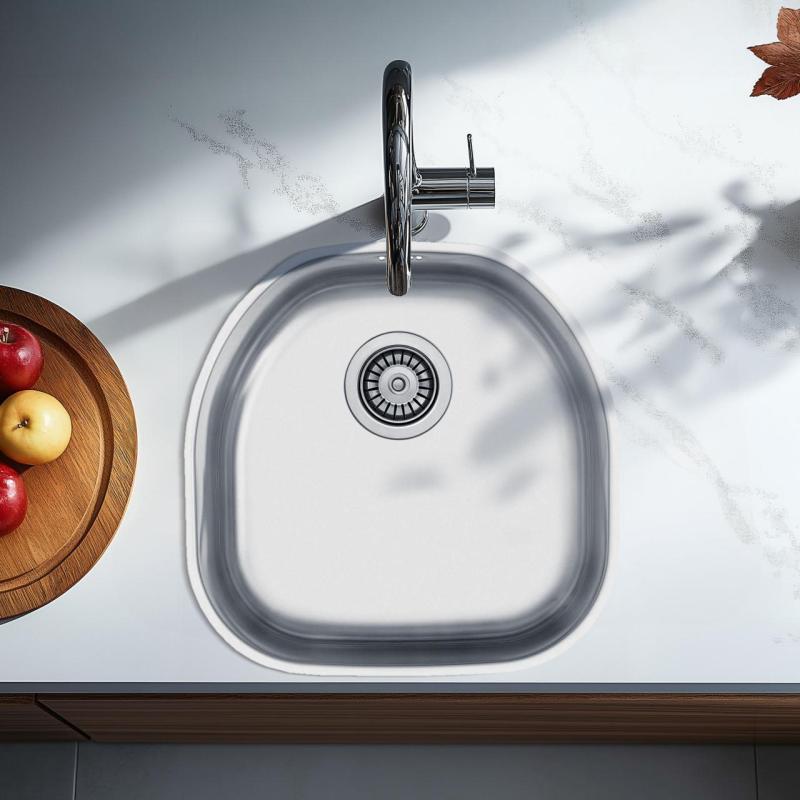 Banka Denver rostfritt stål diskho 41 x 41 cm underbyggnad 1208970049