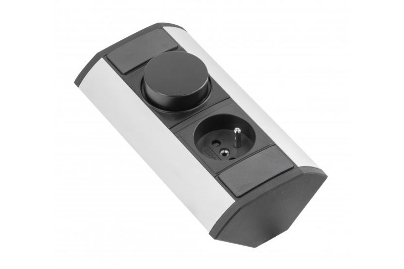 MINI hörnförlängning med CCT-kontroll och jordat uttag 230V 16A