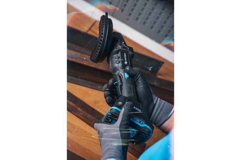 HÖGERT Sladdlös vinkelslip med paddelbrytare, 125MM, 18V - utan batteri