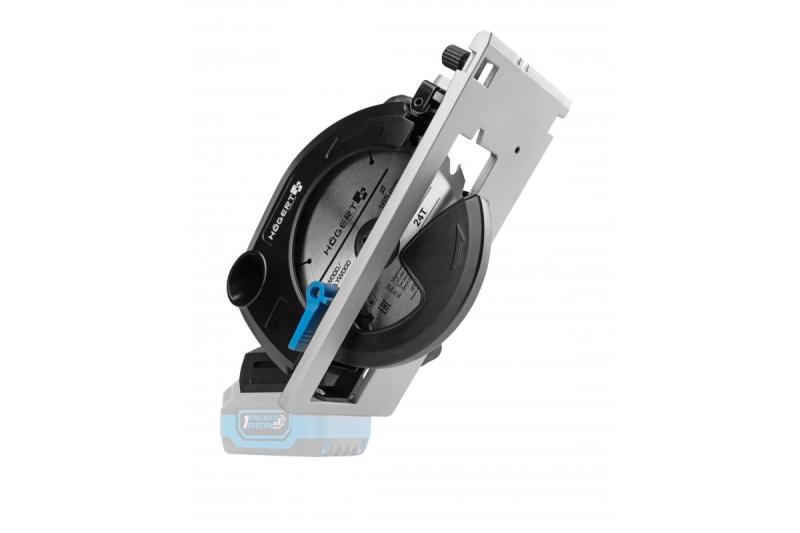 HÖGERT batteridriven cirkelsåg, 18V, utan batteri, dammsugaranslutning