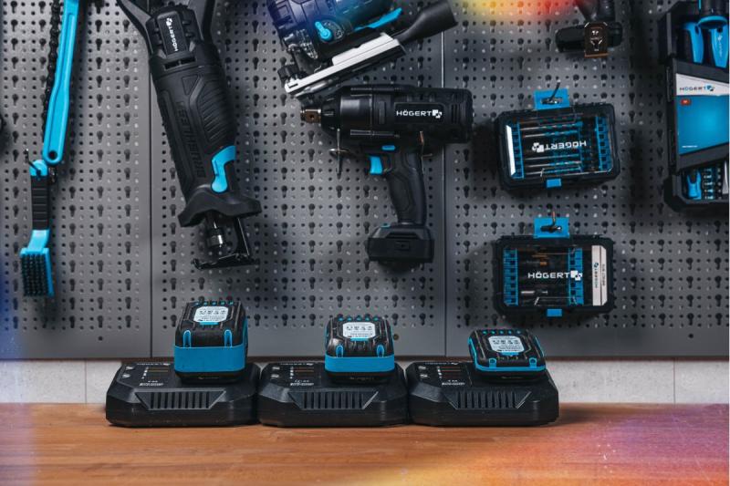 HÖGERT uppladdningsbart batteri 2 Ah 18 V