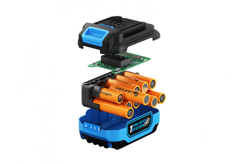 HÖGERT uppladdningsbart batteri 2 Ah 18 V