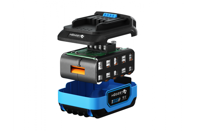 HÖGERT uppladdningsbart batteri 6,0 Ah 18 V