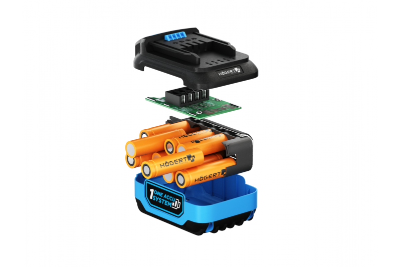 HÖGERT uppladdningsbart batteri 6,0 Ah 18 V