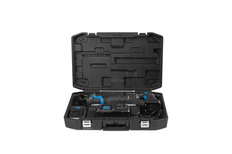 HÖGERT batteridriven tigersågset, 18V, borstlös, batteri, laddare, tillbehör