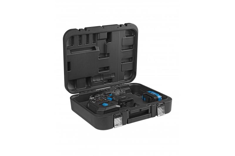 HÖGERT sladdlös slagskruvdragarsats, borstlös, 18V, med batteri, laddare