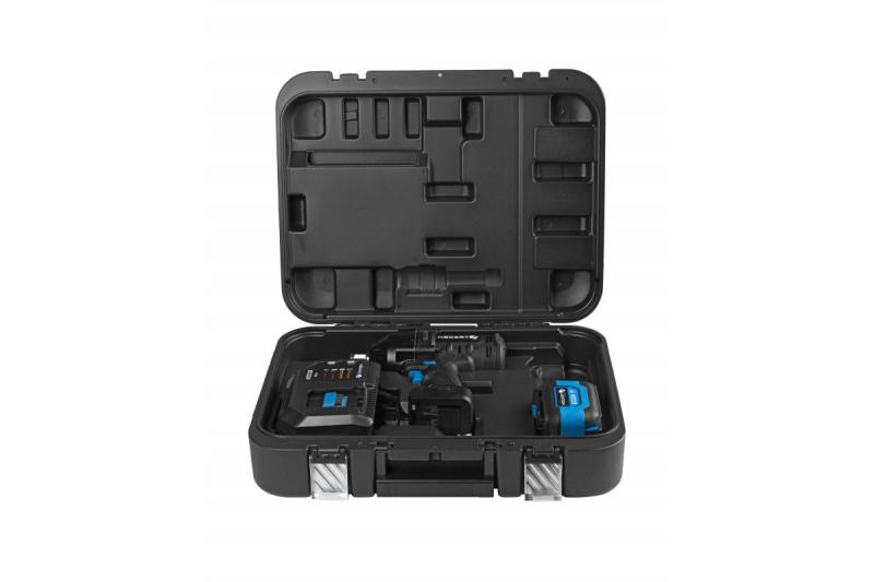 HÖGERT batteridriven slagskruvdragarsats, borstlös, 1000 Nm, 18V med batteri, laddare