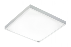 ALTAR LED Taklampa, 295x295mm, 4000K, 24W, 1680lm, AC180-250V, 50/60 Hz, PF>0.5, IP54, grå, 3 års garanti