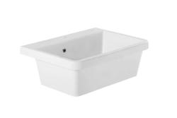 Ausmann Ceramic Frost Keramisk Vit Tvättställ - Ovanpåliggande 660 x 506 mm med kranhål 1208970517