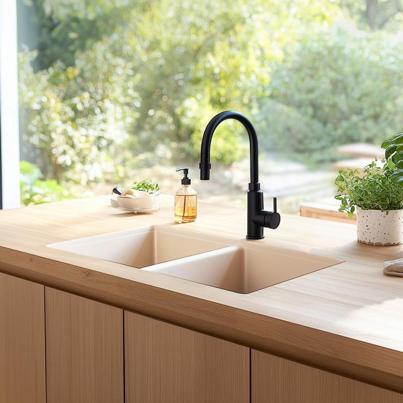 Ausmann Keramik Mira Keramisk Vit Dubbel Diskho - Underlimmad och Infälld 890 x 456 mm 1208970549