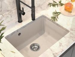 Graniteland Solo Granit Beige Sand Infälld Diskho 42x34 cm med Rostfri Stålpropp 1208970612