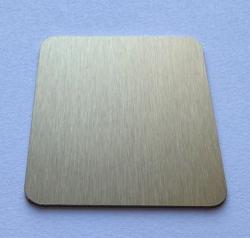 Pure.Sink PVD rostfritt stål färgprov borstad guld 1208970650