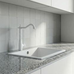 Graniteland Verve klassisk nostalgisk köksblandare vit 1208970653