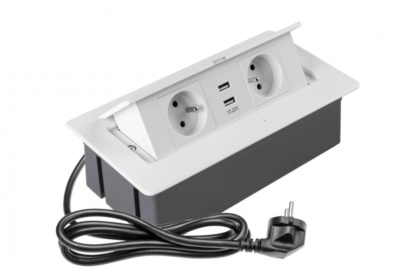 Mjukt utdragbar uttagsmodul.